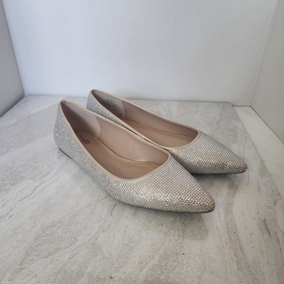 Mix No. 6 Shoes - Mix No. 6 Crystal Flats 8 Pointed Toe
